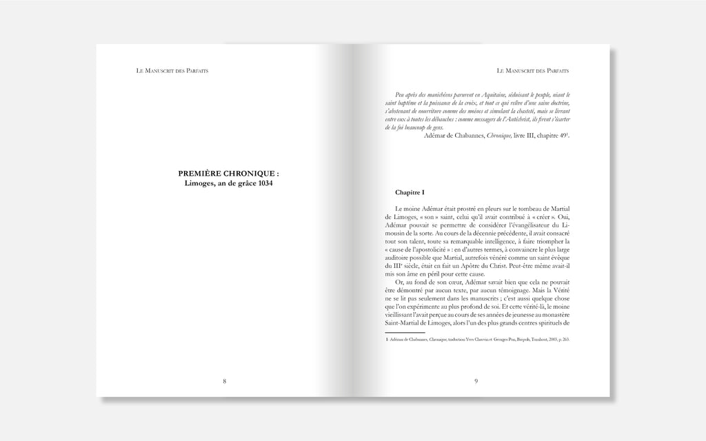 Le Manuscrit des Parfaits - Chroniques limousines