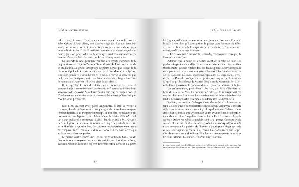 Le Manuscrit des Parfaits - Chroniques limousines
