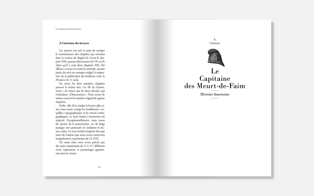Le Capitaine des Meurt-de-Faim - Histoire Limousine