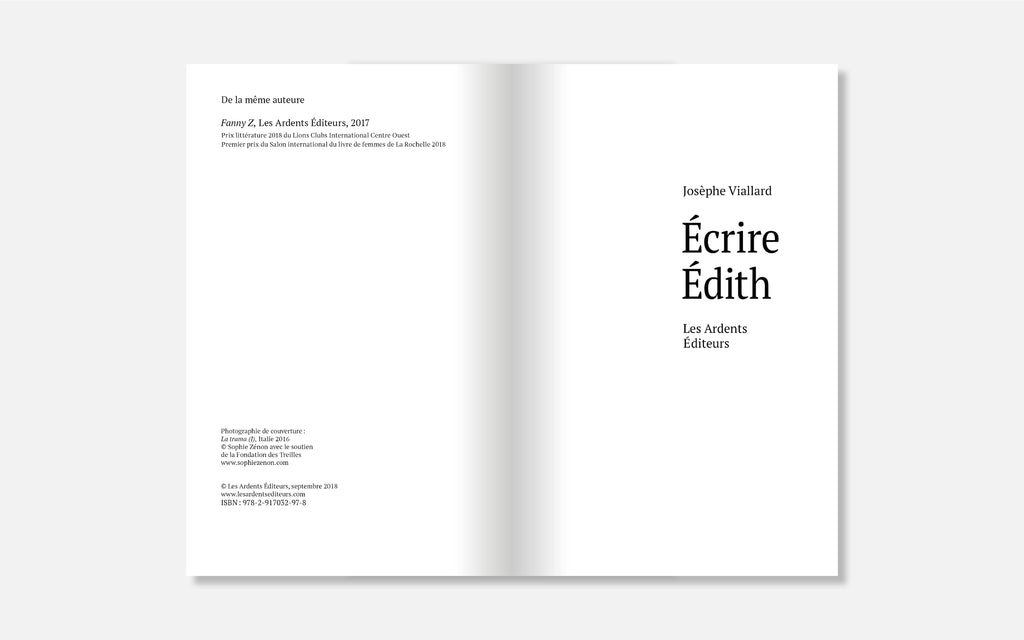 Écrire Édith
