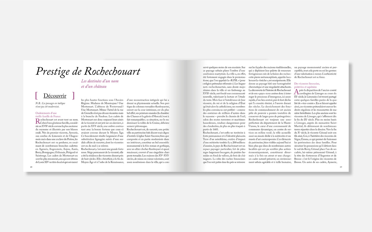 Prestige de Rochechouart - Les destinées d’un nom et d’un château
