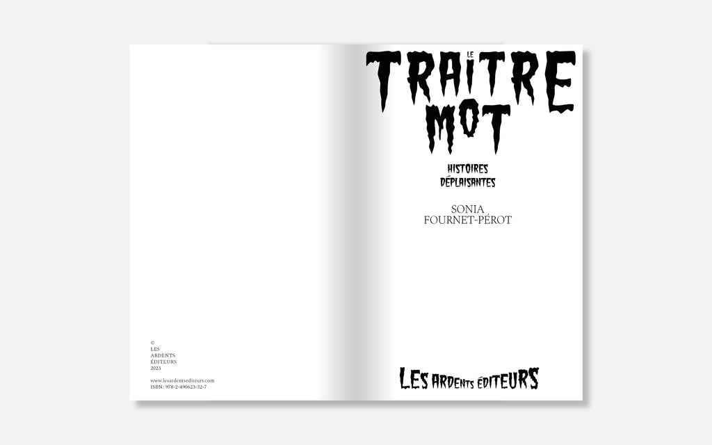 Le Traître Mot - Histoires déplaisantes