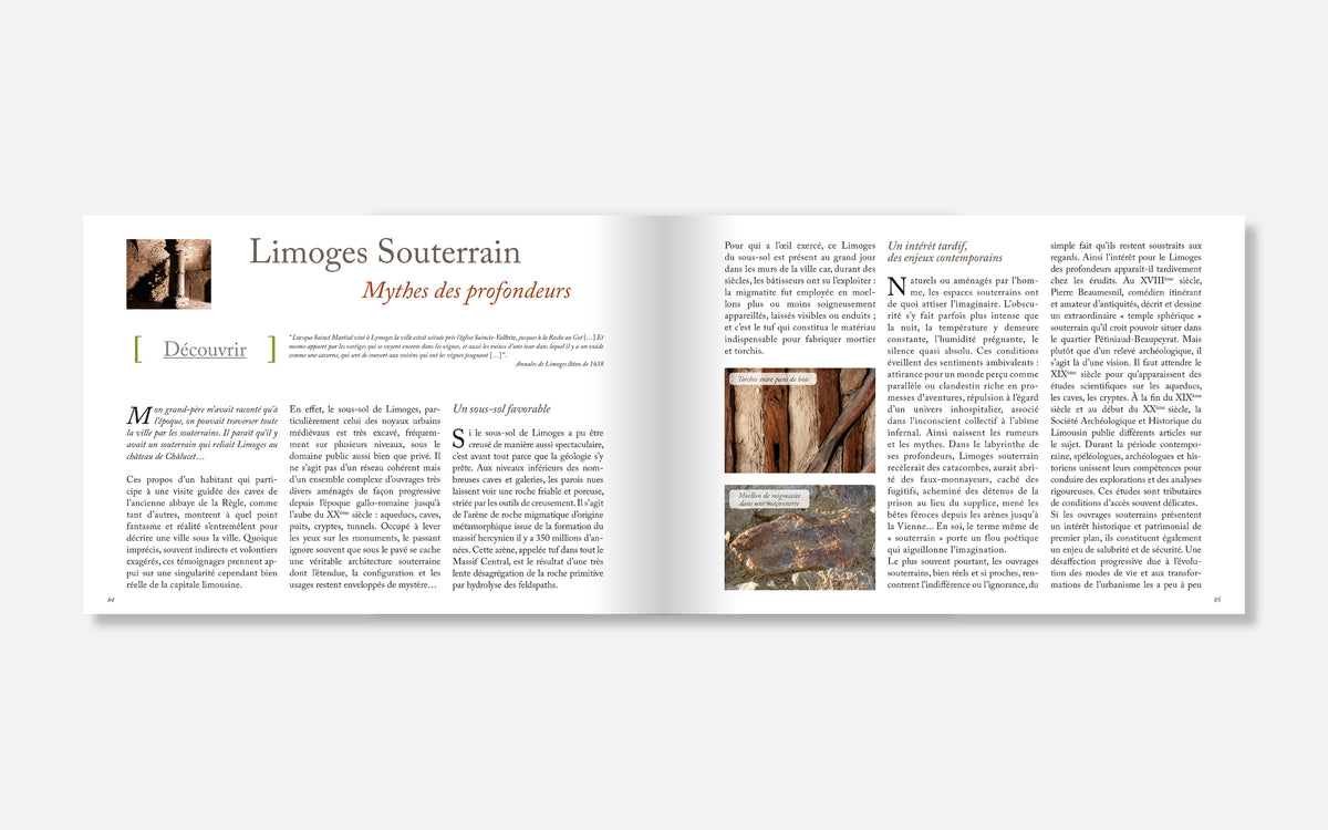 Limoges Souterrain - Mythes des profondeurs