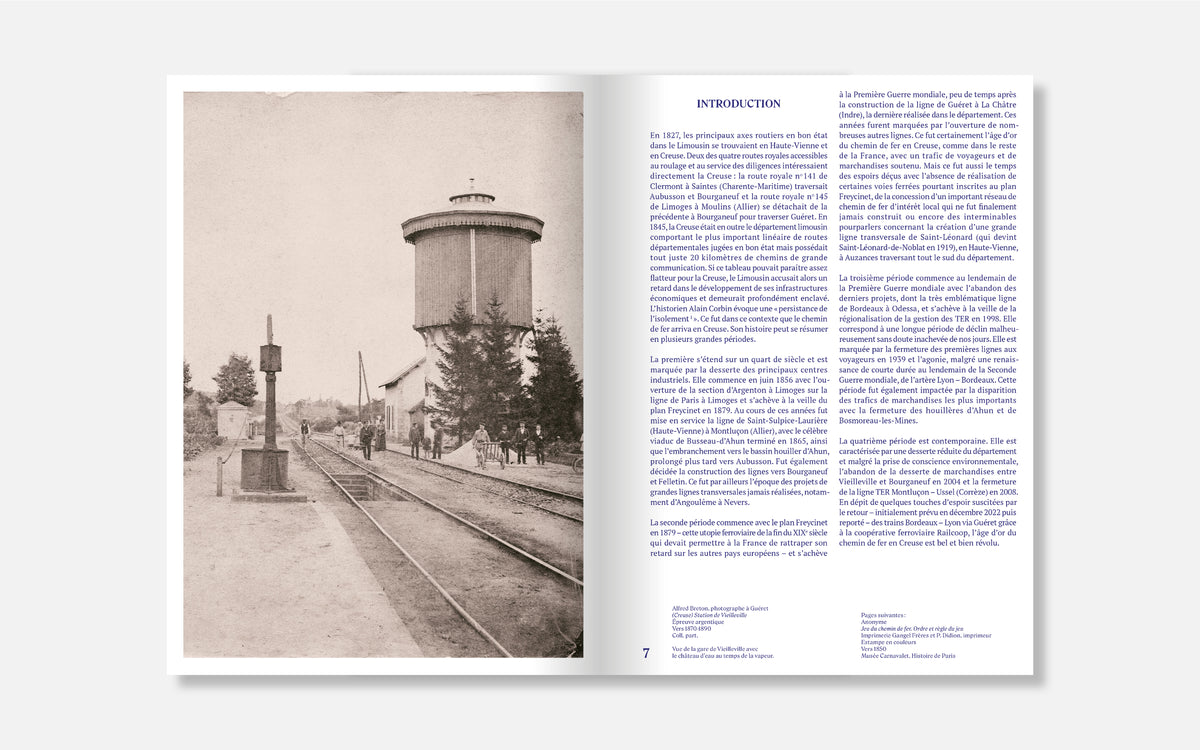 Histoire du chemin de fer en Creuse
